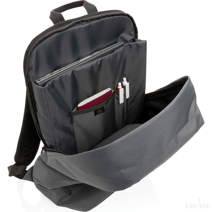 Impact AWARE™ RPET standaard anti-diefstal rugzak antraciet