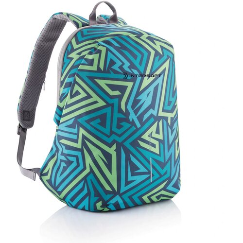 Bobby Soft "Art", anti-diefstal rugzak blauw
