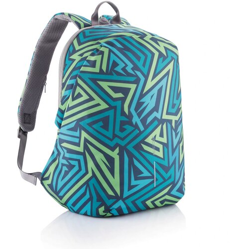 Bobby Soft "Art", anti-diefstal rugzak blauw