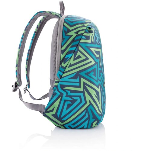 Bobby Soft "Art", anti-diefstal rugzak blauw