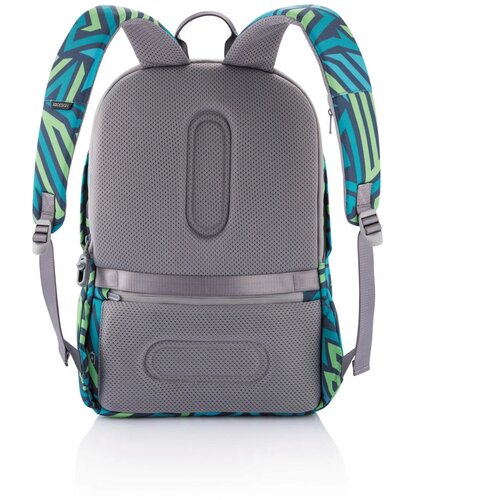 Bobby Soft "Art", anti-diefstal rugzak blauw