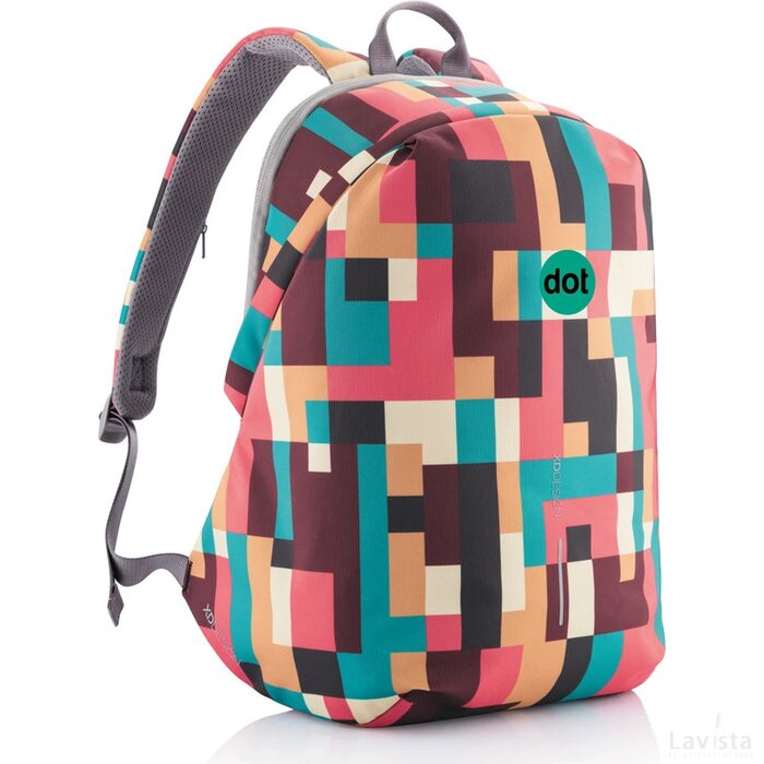 Bobby Soft "Art", anti-diefstal rugzak groen