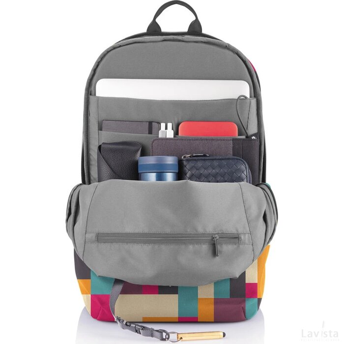 Bobby Soft "Art", anti-diefstal rugzak groen