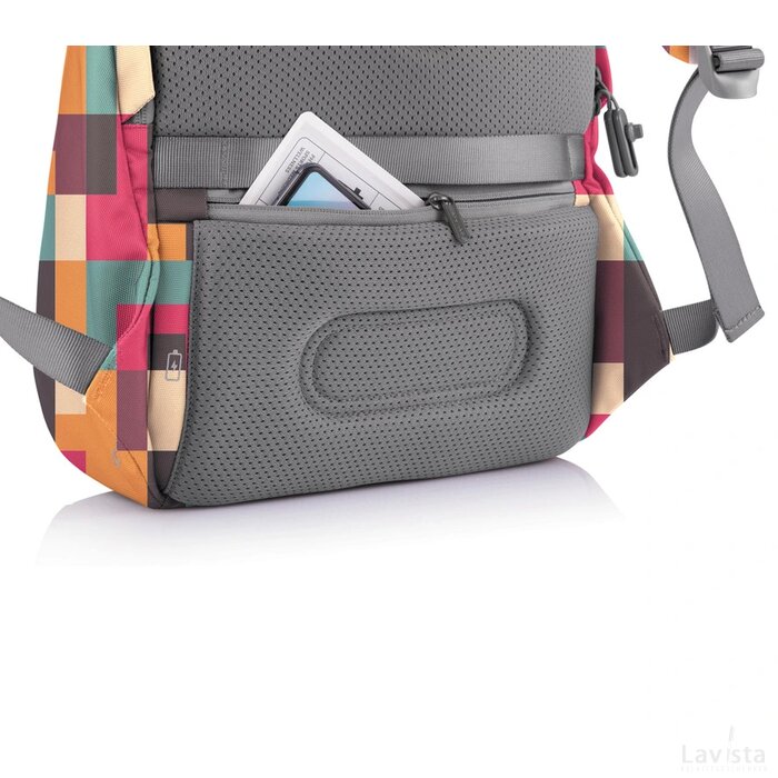 Bobby Soft "Art", anti-diefstal rugzak groen