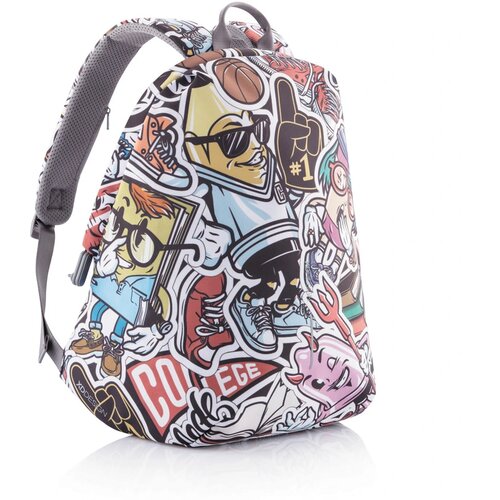 Bobby Soft "Art", anti-diefstal rugzak blauw