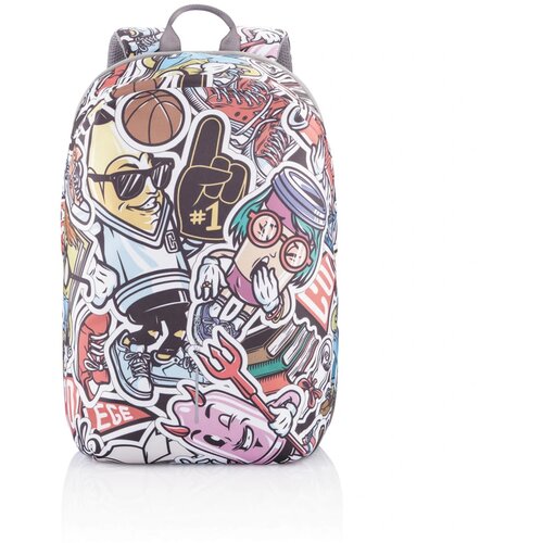 Bobby Soft "Art", anti-diefstal rugzak blauw