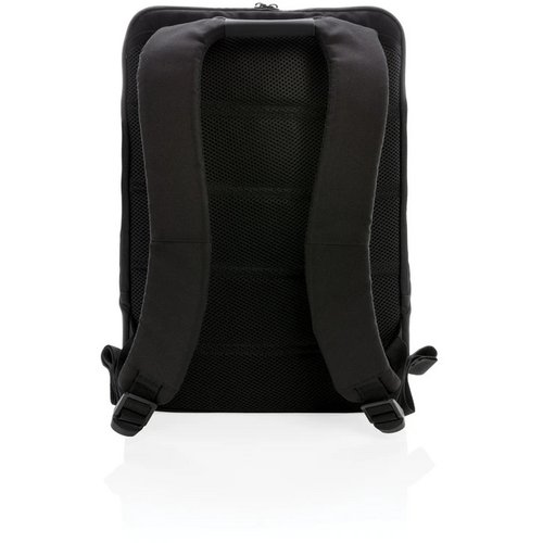 Lima PVC-vrije 15.6" RFID laptop tas zwart