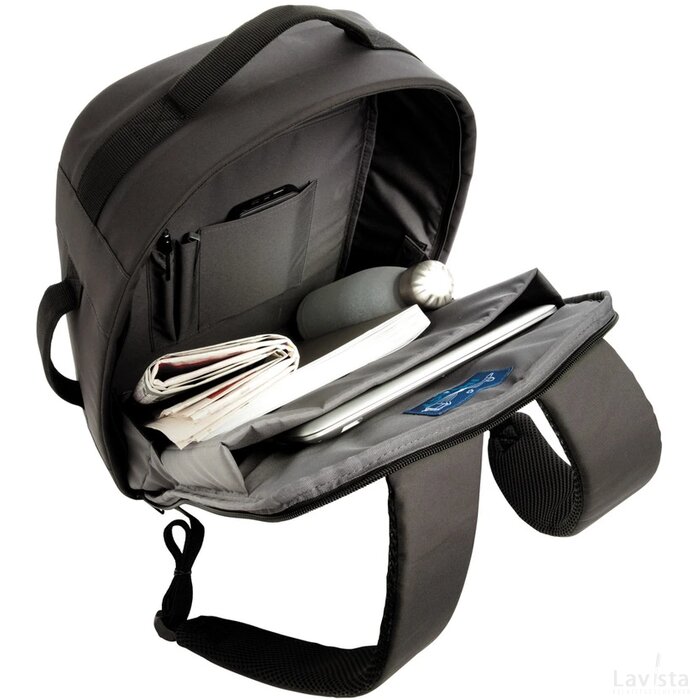 Impact AWARE™ RPET 15,6" anti-diefstal rugzak zwart