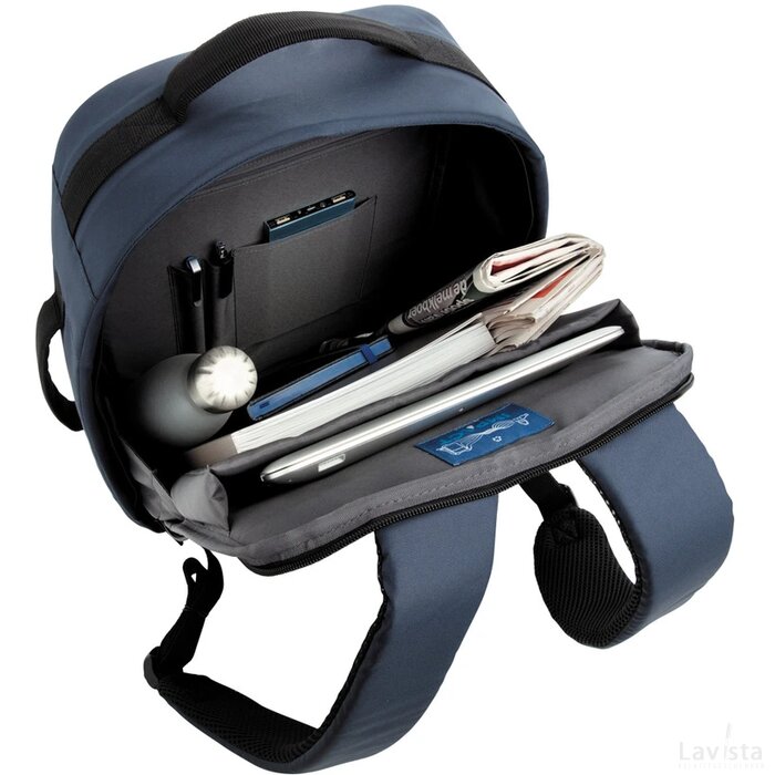 Impact AWARE™ RPET 15,6" anti-diefstal rugzak donkerblauw