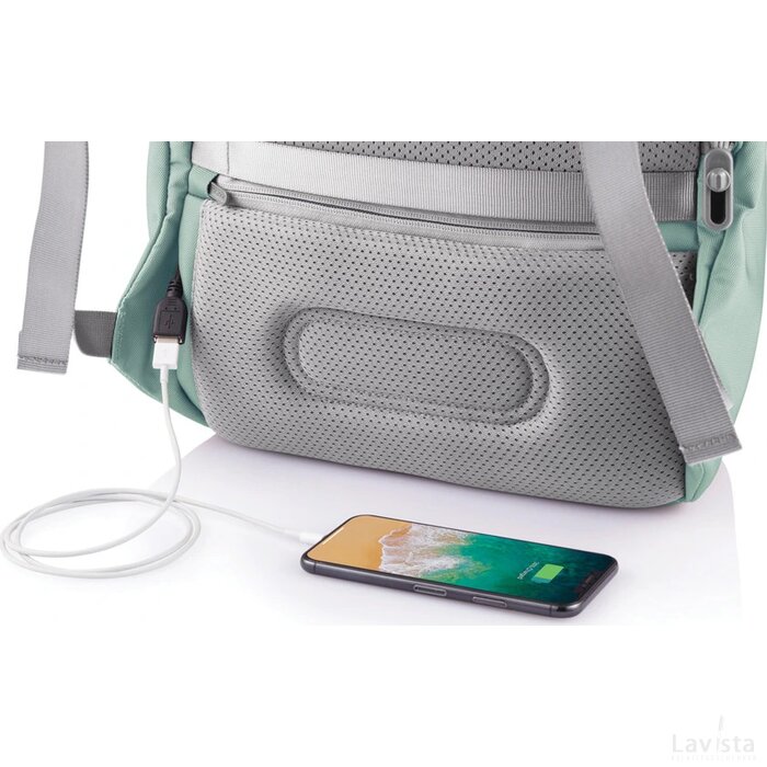 Bobby Soft, anti-diefstal rugzak groen