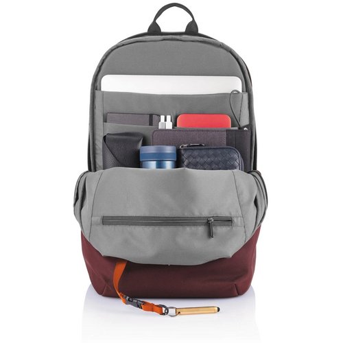 Bobby Soft, anti-diefstal rugzak rood