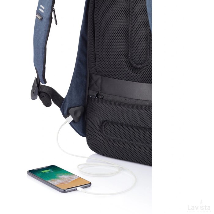 Bobby Pro anti-diefstal rugtas donkerblauw, donkerblauw