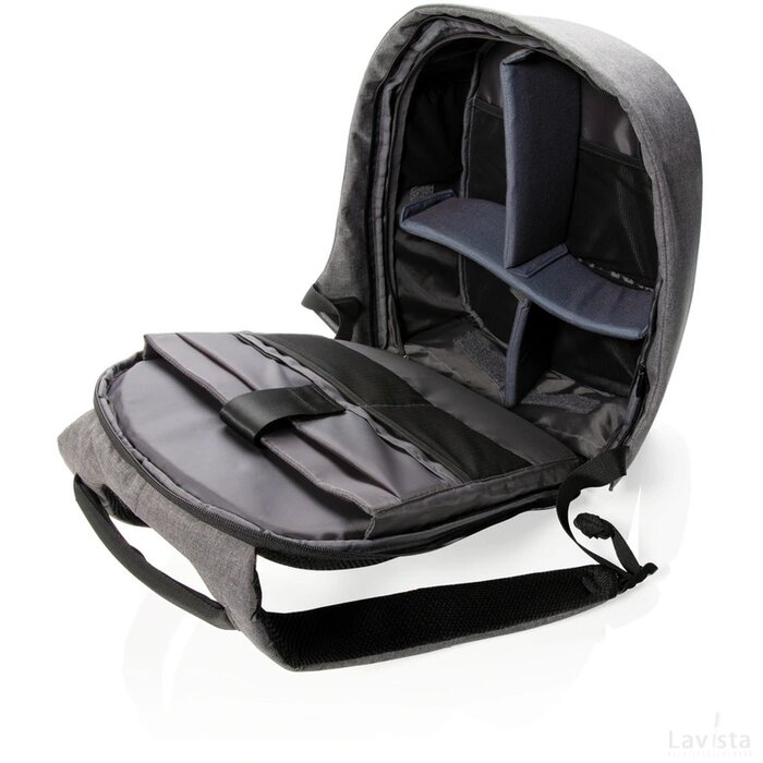 Bobby Pro anti-diefstal rugtas antraciet, zwart