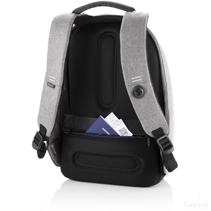 Bobby Pro anti-diefstal rugtas antraciet, zwart