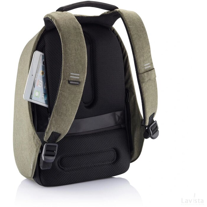 Bobby Hero Regular, anti-diefstal rugzak groen