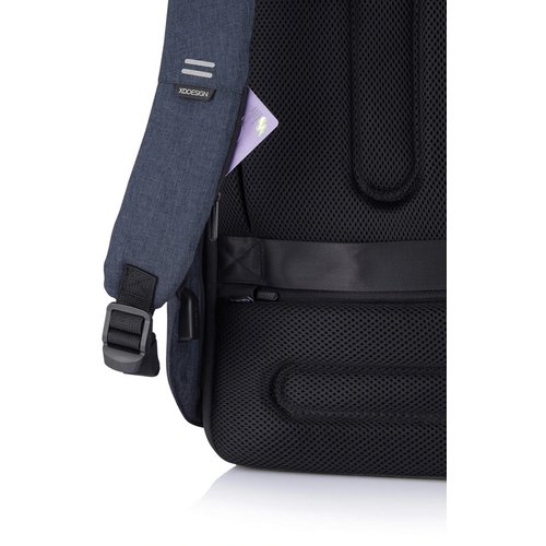 Bobby Hero Regular, anti-diefstal rugzak donkerblauw, donkerblauw