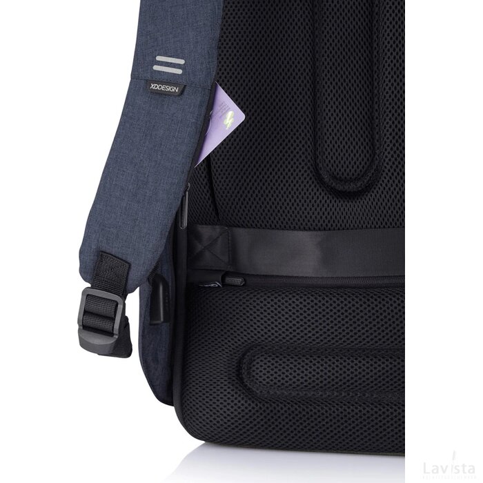 Bobby Hero Regular, anti-diefstal rugzak donkerblauw, donkerblauw