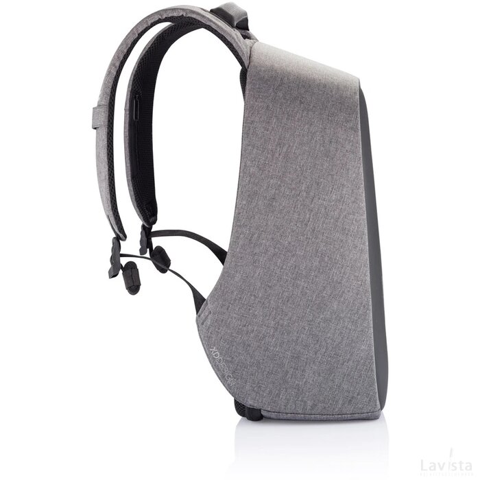 Bobby Hero Regular, anti-diefstal rugzak grijs, zwart