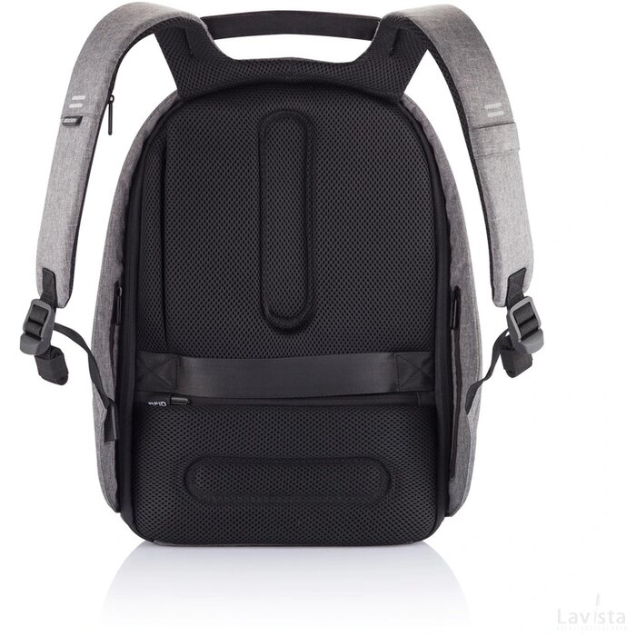 Bobby Hero Regular, anti-diefstal rugzak grijs, zwart