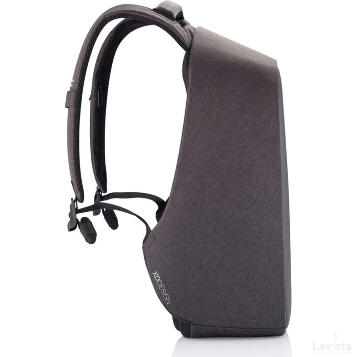 Bobby Hero Regular, anti-diefstal rugzak zwart, zwart