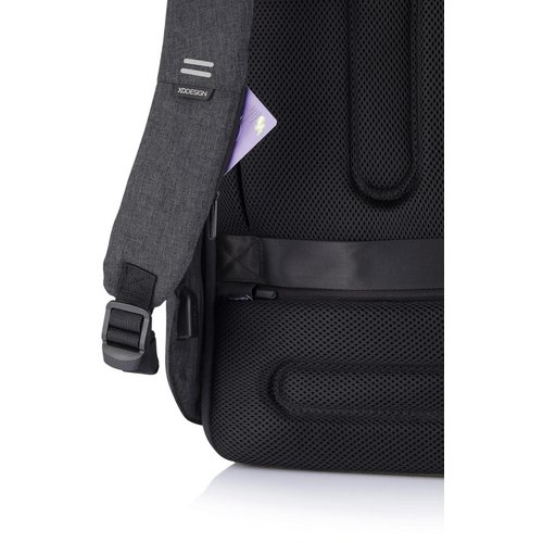 Bobby Hero Regular, anti-diefstal rugzak zwart, zwart