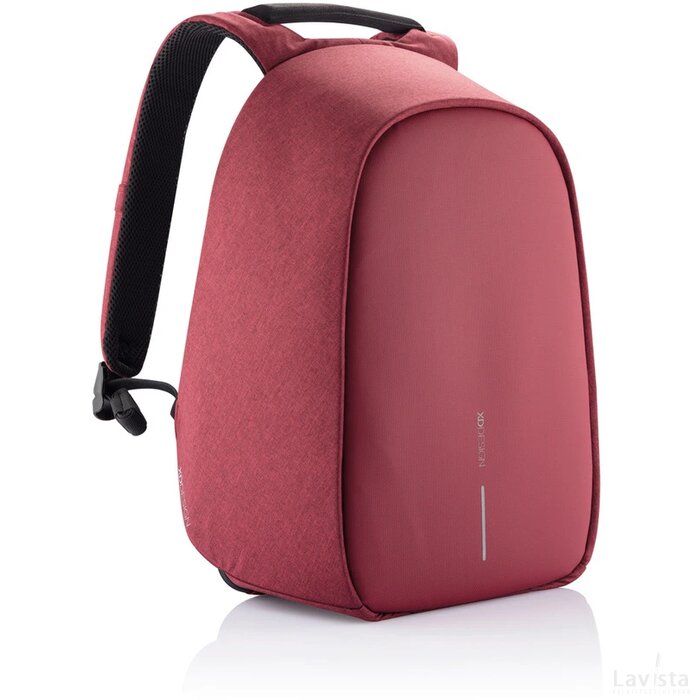 Bobby Hero Regular, anti-diefstal rugzak kersenrood