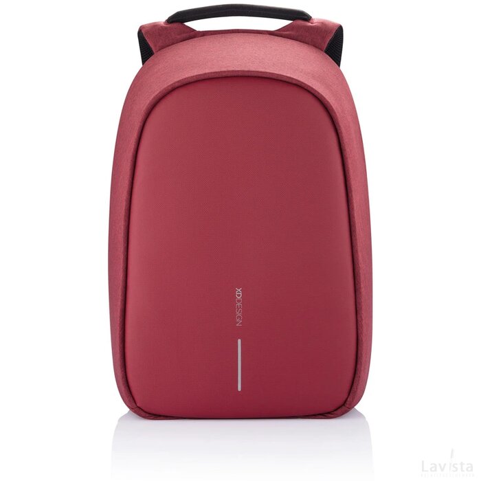 Bobby Hero Regular, anti-diefstal rugzak kersenrood