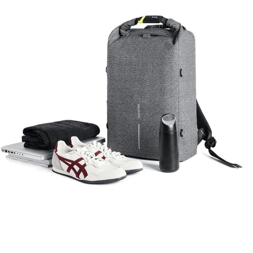 Urban, cut-proof anti-diefstal rugzak grijs