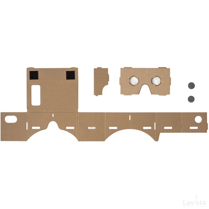 VR bril van karton Guben bruin