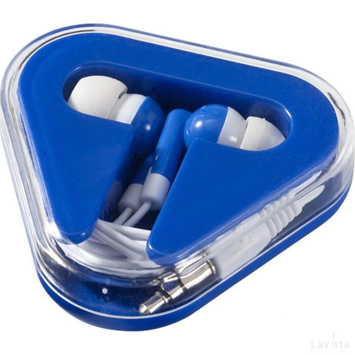 Rebel oordopjes koningsblauw,Wit Koningsblauw, Wit Koningsblauw/Wit