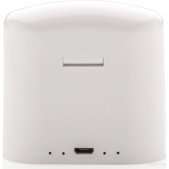 Liberty draadloze oordopjes in oplaadcassette wit