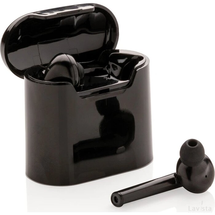 Liberty draadloze oordopjes in oplaadcassette zwart