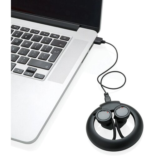 True Wireless sport oordoppen zwart