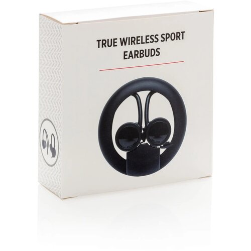 True Wireless sport oordoppen zwart