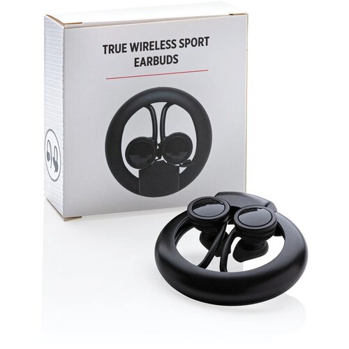 True Wireless sport oordoppen zwart