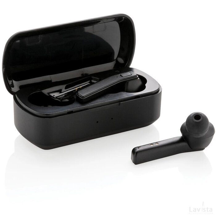 Free Flow TWS oordoppen in oplaadcassette zwart