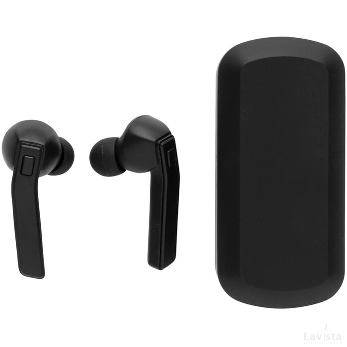 Free Flow TWS oordoppen in oplaadcassette zwart