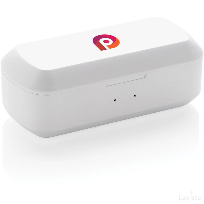 Free Flow TWS oordoppen in oplaadcassette wit