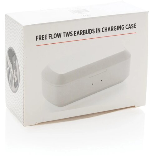 Free Flow TWS oordoppen in oplaadcassette wit