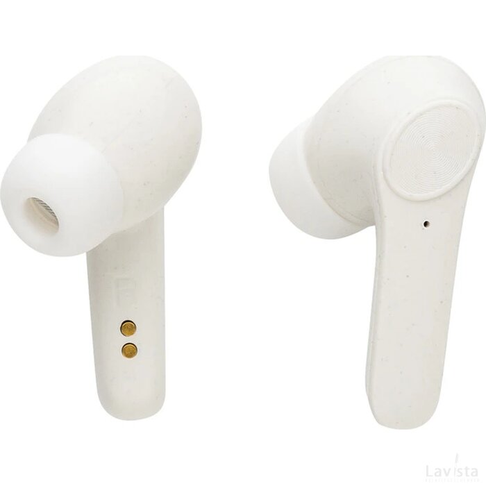 RCS standaard recycled plastic TWS oordopjes wit