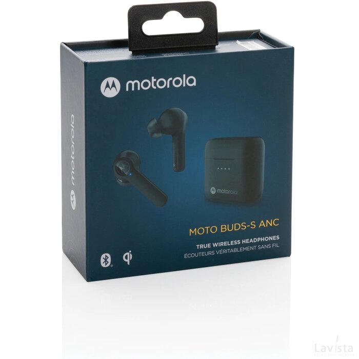 Motorola TWS MOTO Active Noise Cancelling Buds S zwart
