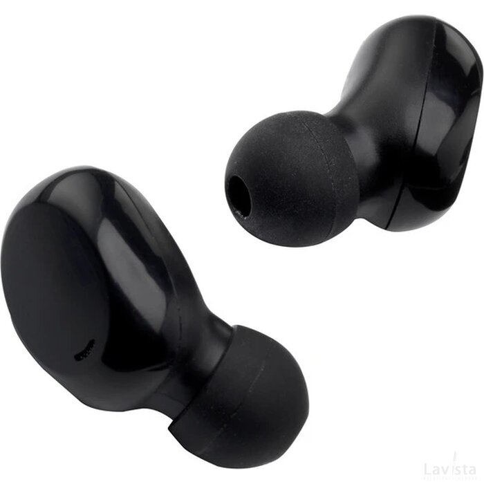 Boas Tws Wireless Earbuds In Charging Case Zwart