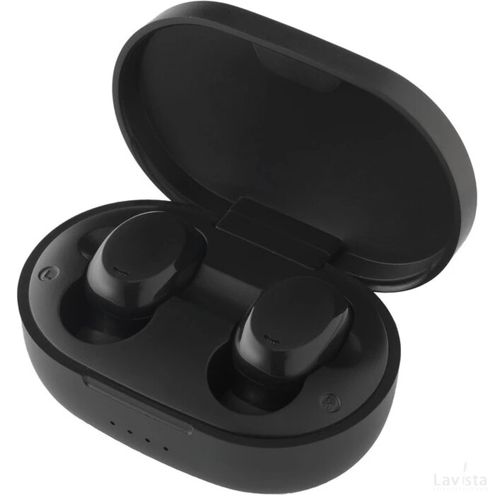 Boas Tws Wireless Earbuds In Charging Case Zwart