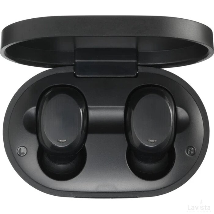 Boas Tws Wireless Earbuds In Charging Case Zwart