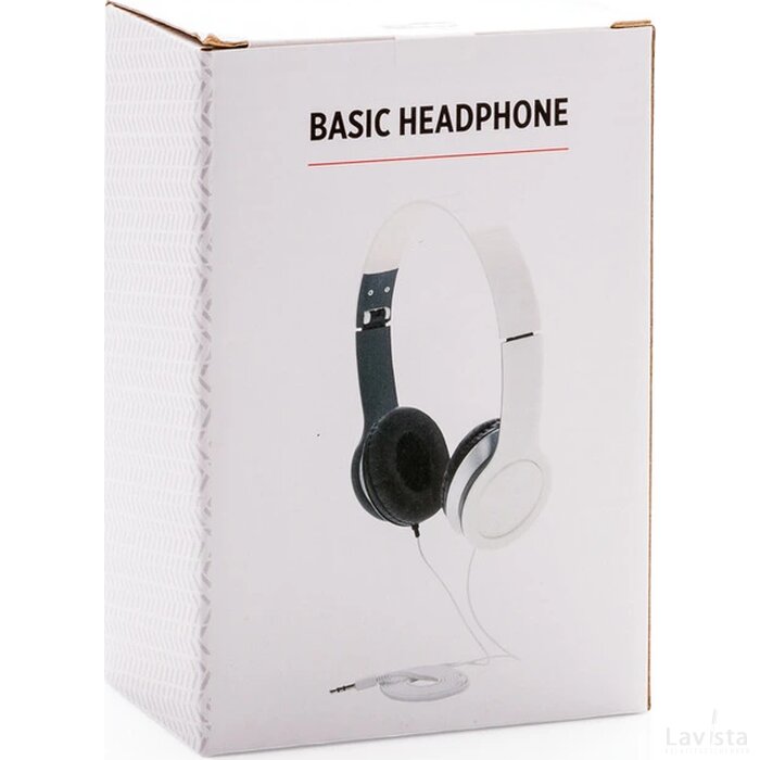 Basic hoofdtelefoon wit