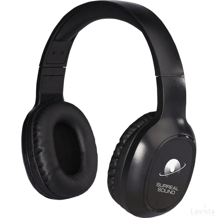 Riff draadloze koptelefoon met microfoon Zwart