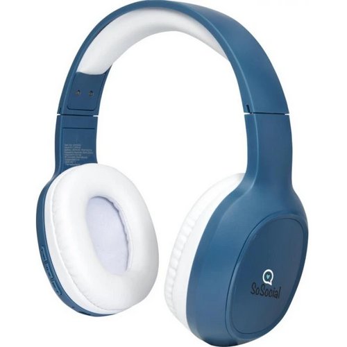 Riff draadloze koptelefoon met microfoon Tech blue