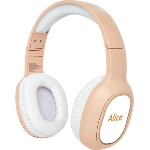 Riff draadloze koptelefoon met microfoon Pale blush pink