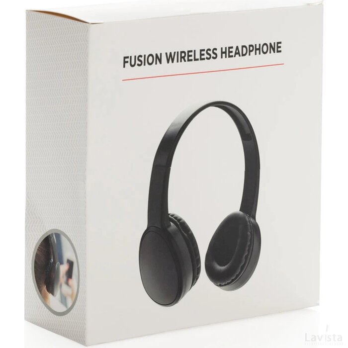 Fusion draadloze hoofdtelefoon zwart