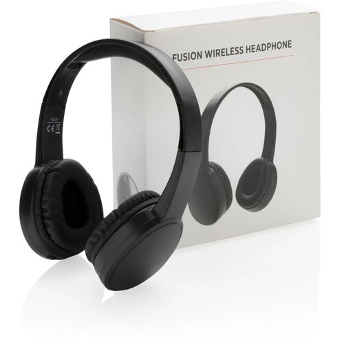 Fusion draadloze hoofdtelefoon zwart